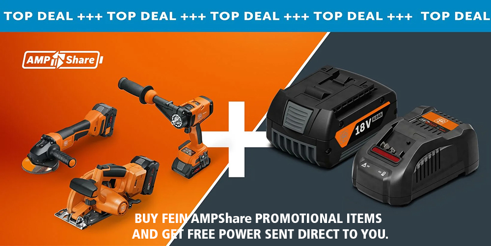 Fein Ampshare Promotion - click for details
